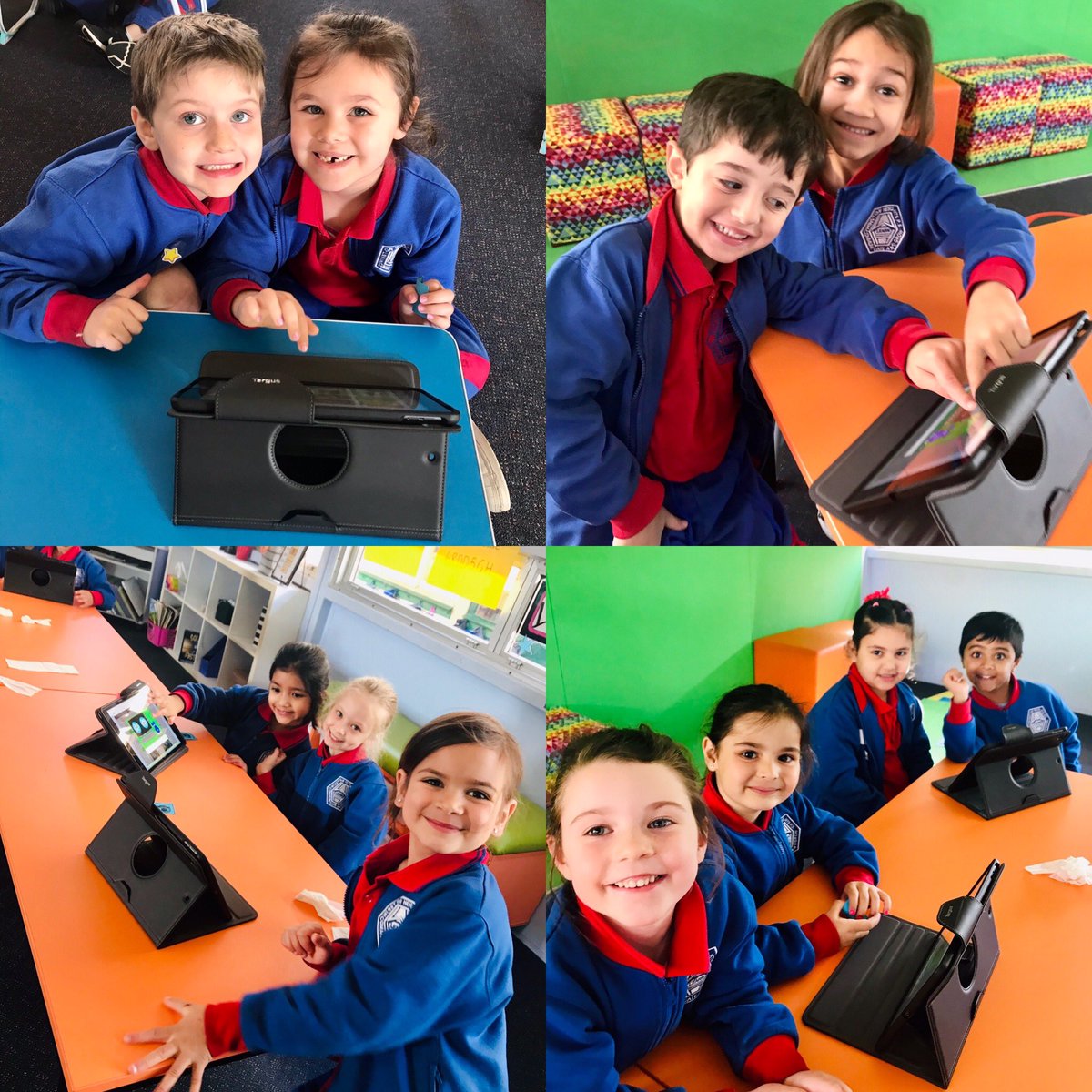 WinstonHeightsP's tweet photo. Kindergarten are using interactive digital books to investigate their science topic on Living  and Non-Living Things in the Studio at Winston Heights. https://t.co/n5waRaAVAt