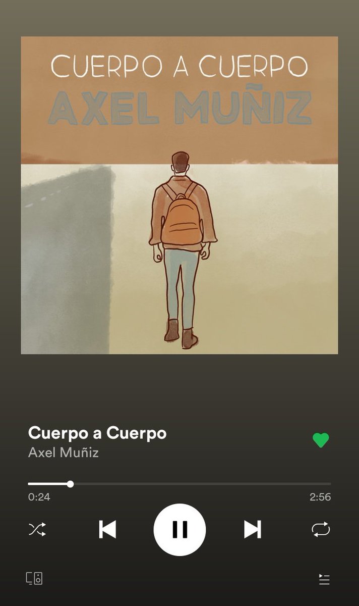 rac_hel12's tweet photo. Ya salió 💃🏽💃🏽🥳🥳 #CuerpoACuerpo @AxelMuniz_Music tiene mucha onda 😎 https://t.co/5whWqidJCC