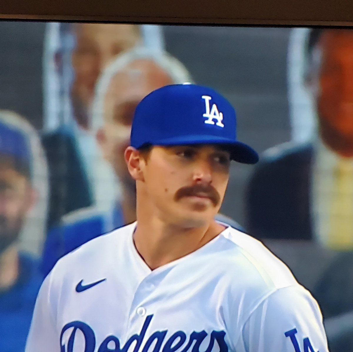 ElBarbonX's tweet photo. Think its safe to say people are digging the stache. 

#Dodgers | #KikéGetsNoLuv https://t.co/9HUSYQloM2