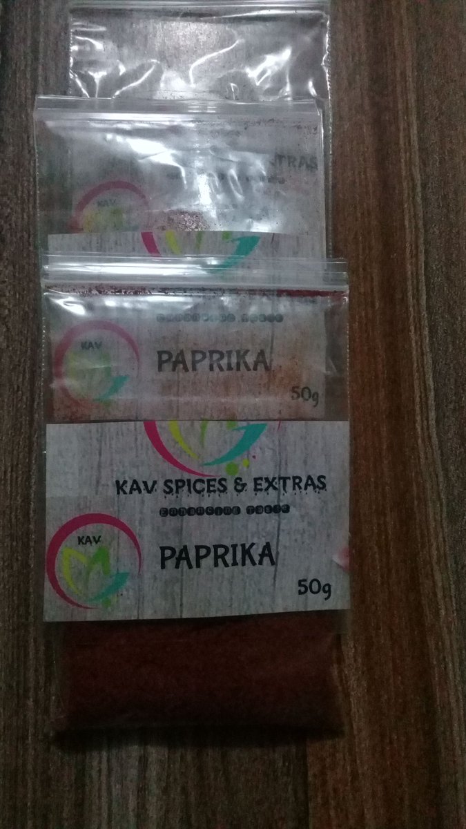 mgcinak's tweet photo. Hi Guys
I am selling Spices and Herbs at R10.00 per 50g and R15.00 per 100g.We deliver around Pta,Midrand,Tembisa,Jhb n Soweto.For orders Dm/contact me on 0788604477.
I am asking for your support guys
Dora
Ndlozi
Zweli Mkhize
#cyrilramaphosa
#ANCMustFall
#KAVSPICES&EXTRAS https://t.co/bNGklBjyXn