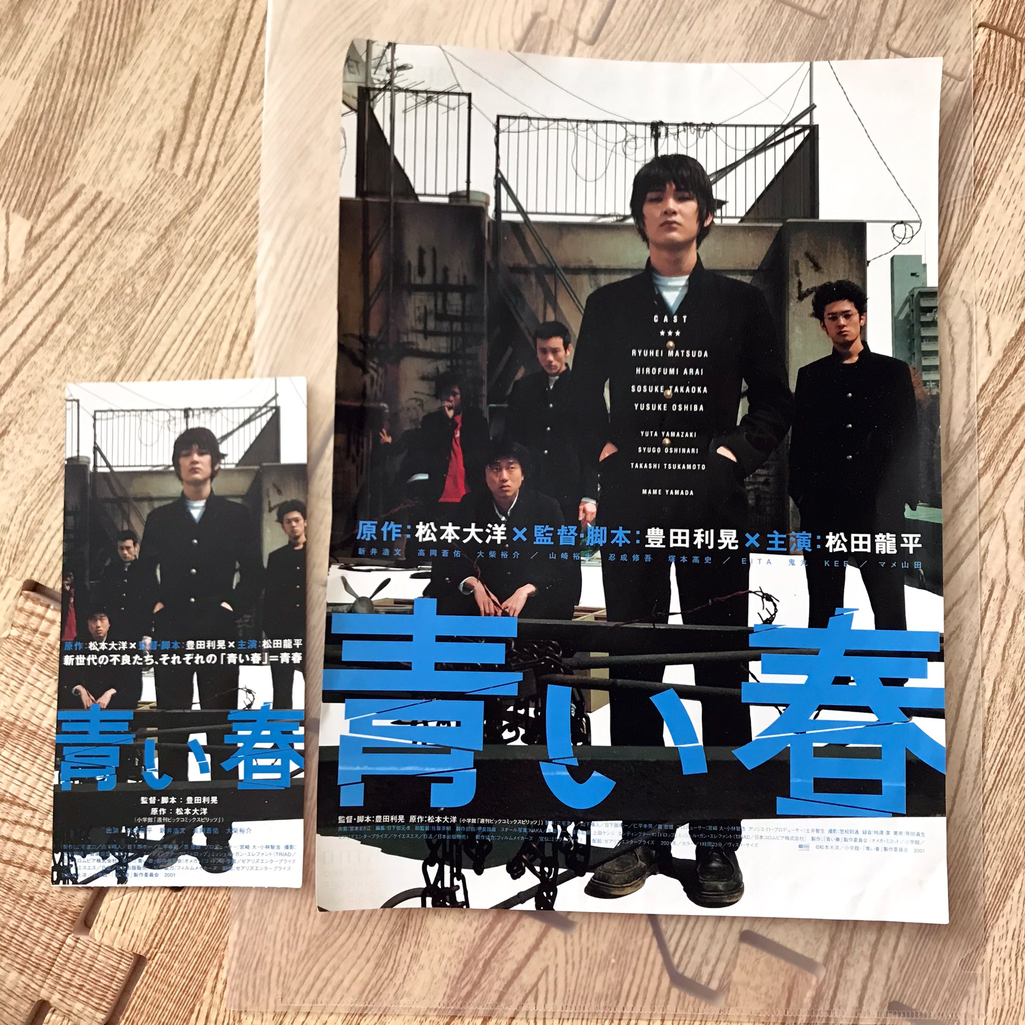 激レア】映画 青い春 ポスター 松本大洋-