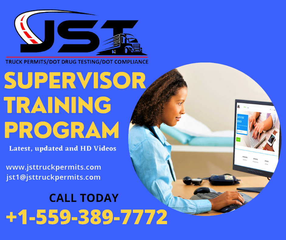 JstTruck's tweet photo. Your most reliable and trustworthy JST TRUCK PERMITS introducing SUPERVISOR TRAINING PROGRAM.
jst1@jsttruckpermits.com
Visit: https://t.co/yXzOFRBCLw
#MCS150update
#UCRPermits
#2290filing
#drugandalcoholtesting
#corporationfiling
#DOTcompliancemanagement https://t.co/xKm3g5ASKs