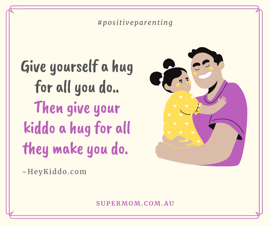 supermomcomau's tweet photo. Give yourself a hug for all you do.. Then give your kiddo a hug for all they make you do. ~https://t.co/v4qYRpvuSD
Visit https://t.co/BjWjHC0o1L for more #positiveparenting inspiration. #Happyparenting #supermom #momquote #parenthoodquote β¨πββοΈ https://t.co/LUm34F4Bxj