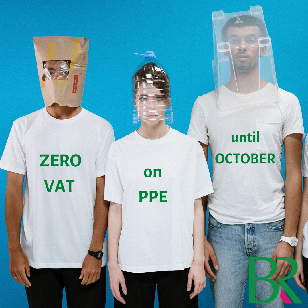 BrAccounting's tweet photo. 📢 ZERO VAT on PPE until 31st October 2020. 😷🧤

Make sure you adjust your accounts and enter the new VAT code for all temporary VAT changes.

#VAT #HMRC #GOV #PPE #XERO #accounting #vatchanges #BRaccounting #covidcosts #smallbusinessaccounting #retails #hospitality #weareopen https://t.co/sz3mPVmCCD
