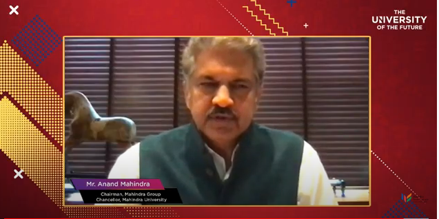 MahindraUni's tweet photo. Today as we are embarking of a new journey, I am delighted with the best wishes and congratulations from Honourable Prime Minister @narendramodi on the launch of the Mahindra University: @anandmahindra
Watch live: https://t.co/VFBsYM3Czf
#TechUBeyond https://t.co/vangYnh03j