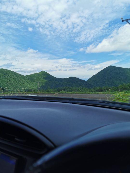 choryizum's tweet photo. 家でゲームもネットも飽きてきたし、車🚗で40分、散歩にきた。鳥の声も葉のこすれる音も沢も涼しげで気持ちいい。
#けど休みあわずソロ　#話し相手は結局スマホ https://t.co/QFYGZXTxI4