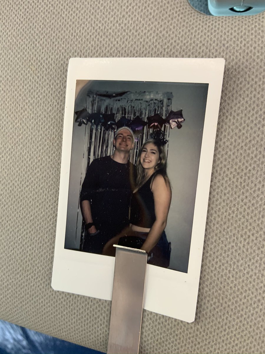 BayleGoldman's tweet photo. My boyfriend keeps a picture of us in his car visor. It’s like I’m watching over him while he’s driving 💕 #baegetsit https://t.co/9BjJByNDdi