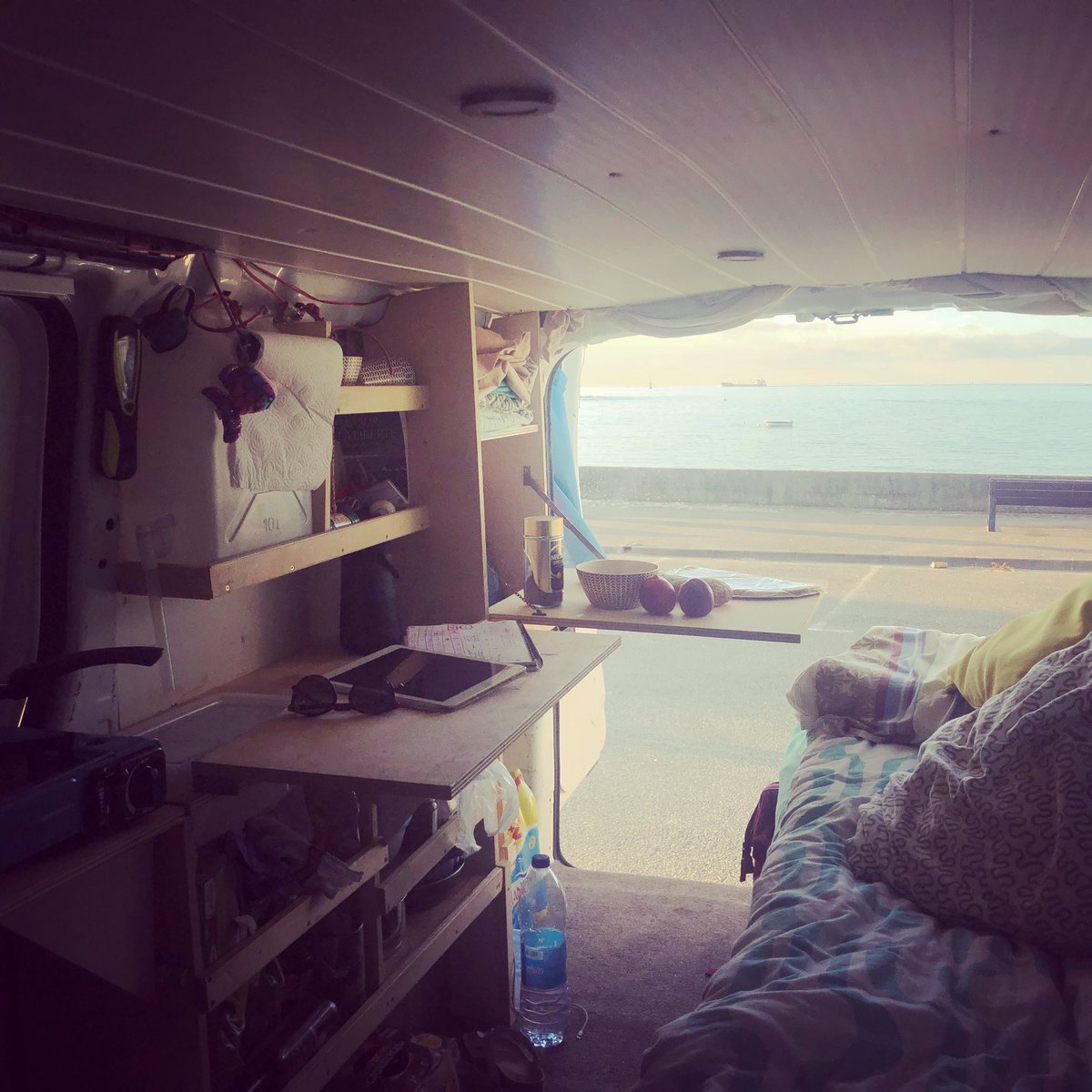 Good morning ! ☀️😃 #viedeministe #vanlife #summer #lorient #sealovers