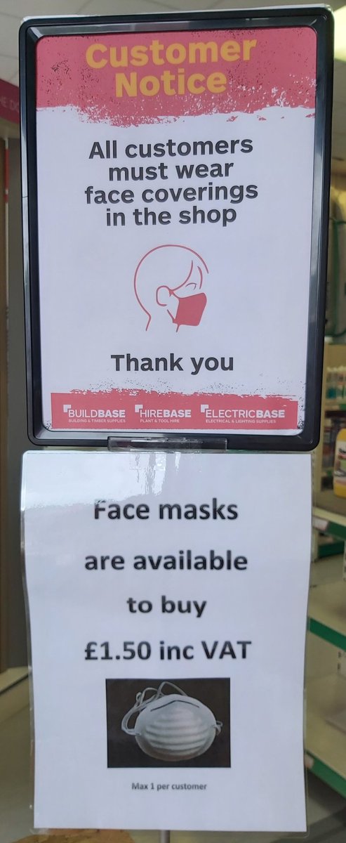 HykBuildbase's tweet image. If you&apos;re coming in to see us please bring your mask with you. Thank you.