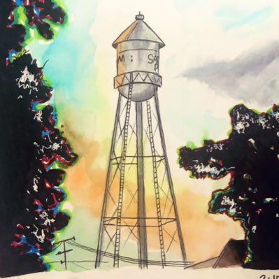 UnderTheTower's tweet photo. #NewProfilePic - original artwork created by @LoganGilpin’s talented daughter, Lily! 💜 The Tower is the inspiration for our company name. #UndertheTower https://t.co/1tzqLByxcC