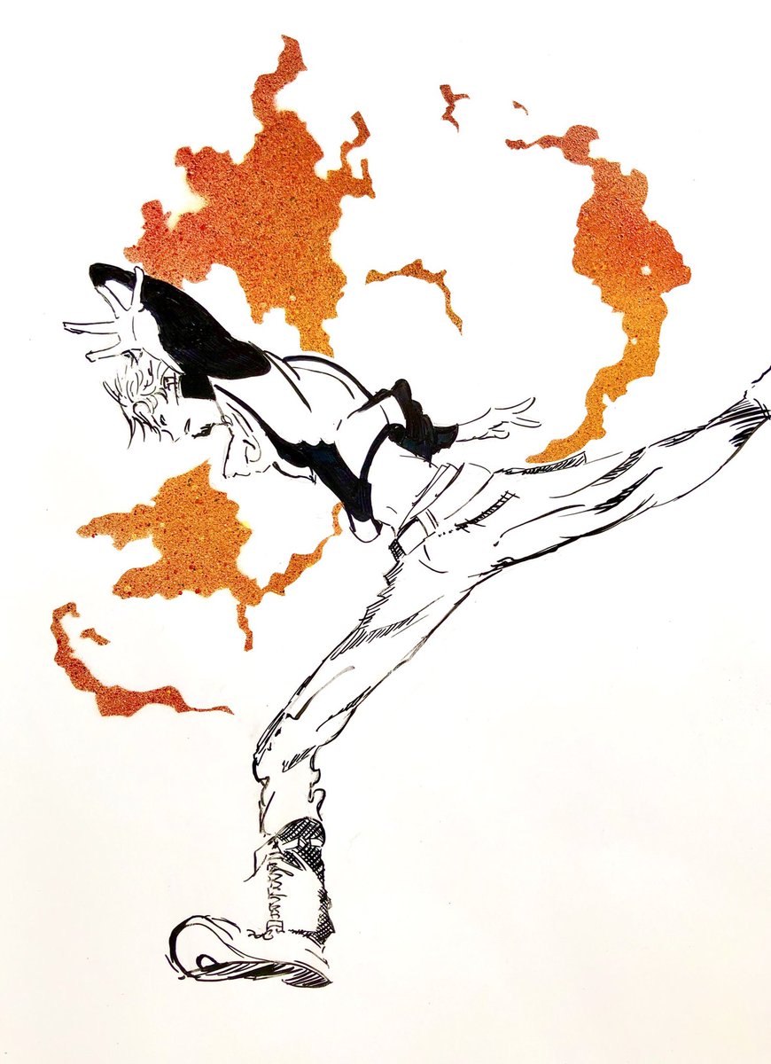 子供にあんな決意をさせて エウレカは姿形を変えてまでして これが 大人 あき Aki Spray Paint アキスプレーペイント スプレーアート作家のイラスト