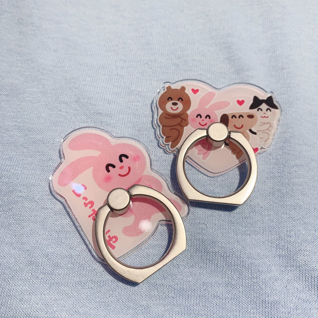 サンキューマートアリオ倉敷店 商品紹介 大人気 いらすとや サンキューマート スマホリングのご紹介です 落下防止や動画視聴にとっても便利です 動物たちのゆる いイラストがとても可愛いです もちろん全品390円