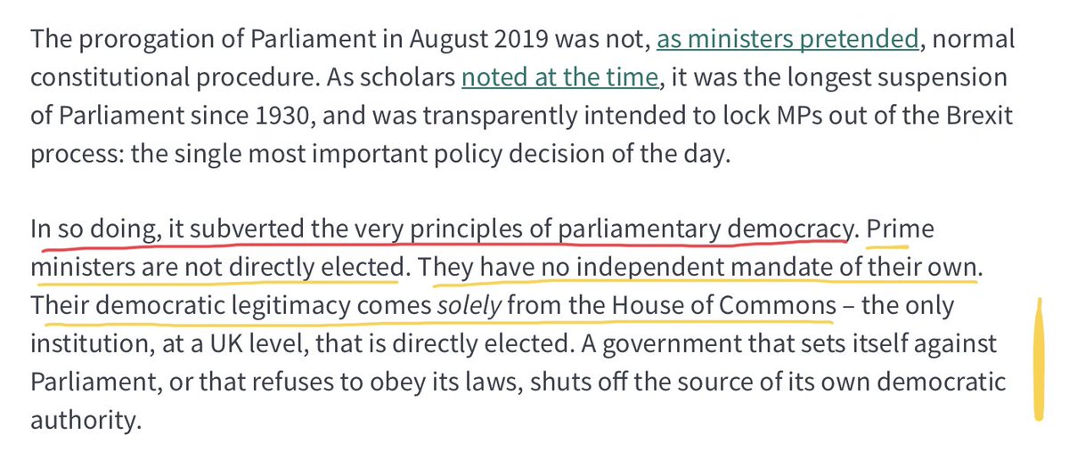  ongoing thread on  #Parliament  #accountability  #scrutiny A reminder of how  #parliamentary  #democracy in England is being steadily weakened ::  https://www.qmul.ac.uk/mei/news-and-opinion/items/prorogation-struck-at-the-very-heart-of-parliamentary-democracy-but-it-was-not-an-isolated-incident-dr-robert-saunders.html \\via  @redhistorian |  https://twitter.com/redhistorian/status/1286207939808821249?s=21