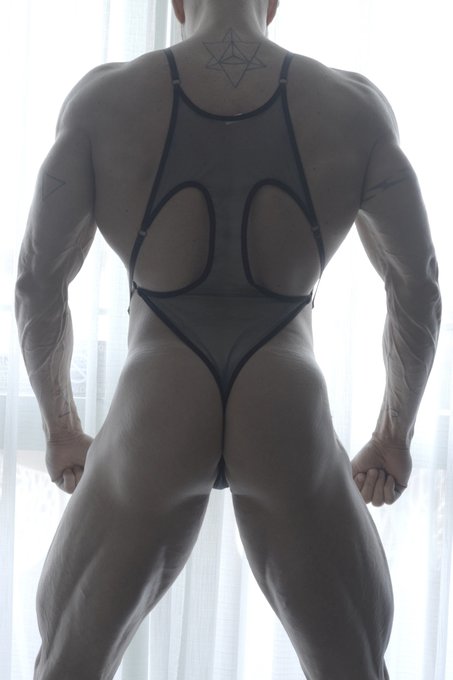 end of the week!  @exterfacestudio @stiaanlouw #exterface #thongbody #stringbody #mensbodysuit #spandexmen