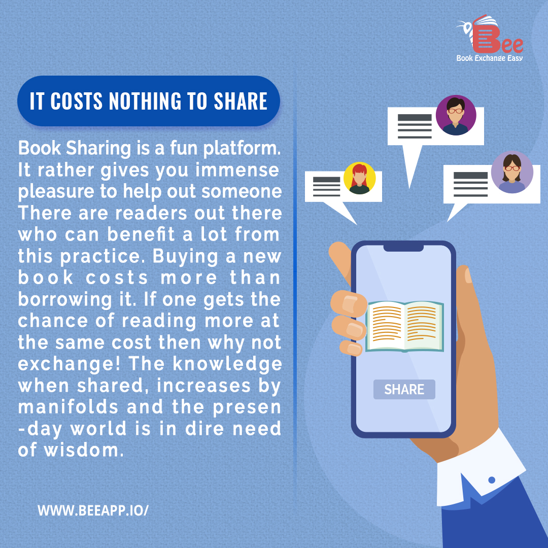 beeappofficial's tweet photo. Why Share books with Bee app?

Check out the cool features and download the app now -->> https://t.co/JNDWOu5AjD

#sharebooks #bookishcommunity #bookclub #bookcommunity https://t.co/Mh9dXAtRUh