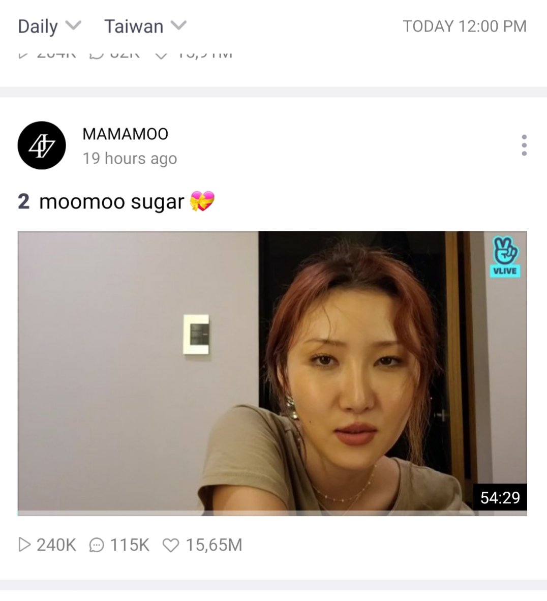 MaHwasaja's tweet photo. 2 Germany(+2), Spain(+1), Taiwan(=), Hong Kong(+1)
3 France(+1), Brazil(+1), Singapore(=), China(-1)
4 UK(=)

5 WORLDWIDE (+1)

@RBW_MAMAMOO #Hwasa #화사 #mamamoo https://t.co/IAECDimGpa