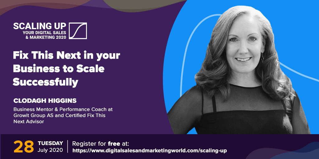 growit_ai's tweet image. Grab a pen and paper, follow along step by step and by the end you will have figured out what to fix next in your business so you can scale with success.
 
digitalsalesandmarketingworld.com/scaling-up

#businesscoaching #fixthisnext #fixthisnextadvisor #digitalsalesandmarketing @Impactbnd