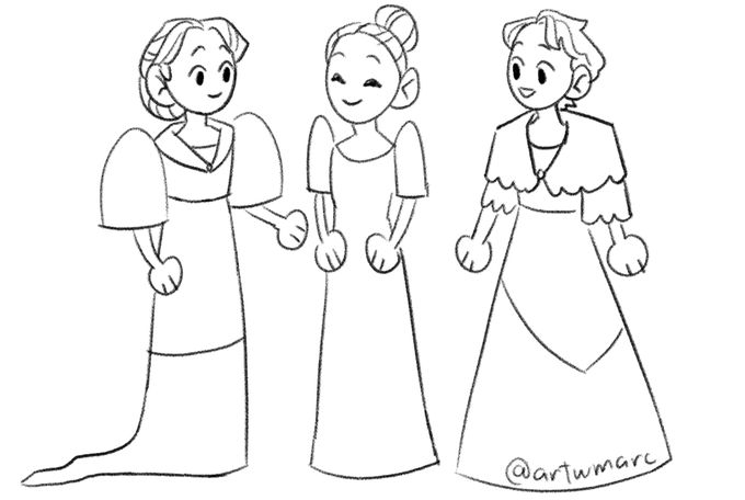 i'm glad a lot of people are interested in a filipiniana tutorial!! here's a doodle while i work on said tutorial ^^ 

i'm very excited to share this with you all!! 