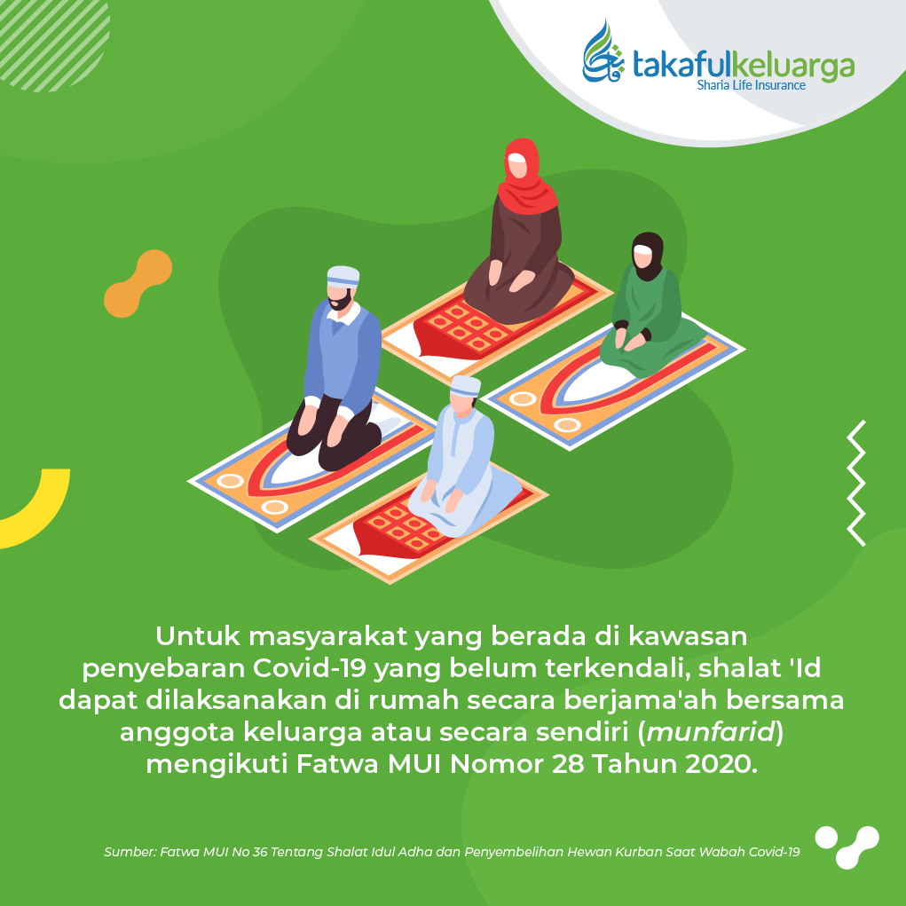 TakafulKeluarga's tweet photo. Majelis Ulama Indonesia keluarkan Fatwa No 36 Tahun 2020, mengenai panduan shalat Idul Adha dan penyembelihan hewan kurban di tengah pandemi Covid-19. (1/2)
#Takafulkeluarga #ShariaLifeInsurance #ShariaInsurance #IdulAdha #InspiringLife https://t.co/7WrzH3TuUG