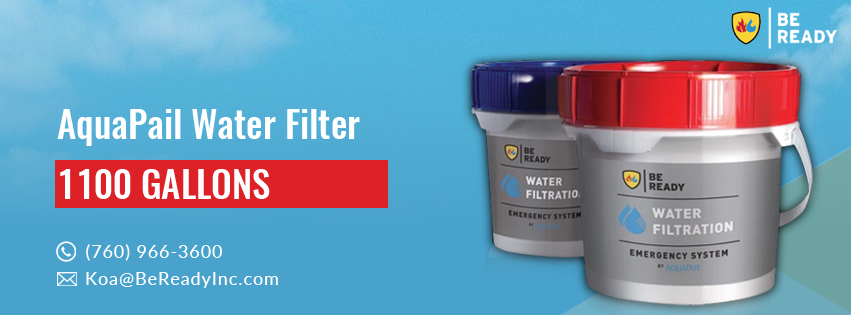 Be_Ready_inc's tweet photo. AquaPail is the world's ONLY Gravity-Fed Emergency Water Filter with “END OF LIFE” testing!!  This means that the  DuraFlo™ Water Filter used in the AquaPail has been tested and certified by top U.S.  

Shop now: - https://t.co/1JNUmc09n2

#AquaPailWater #emergencywater https://t.co/fTxw682qlj