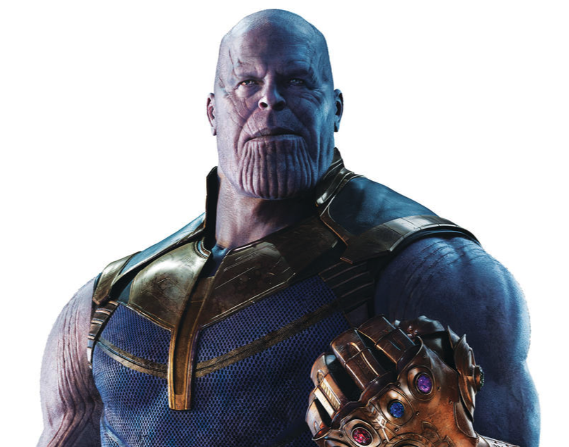 Thanos is... The GluonImpossibly strong. Immortal. Possesses the power of colour(ful stones).