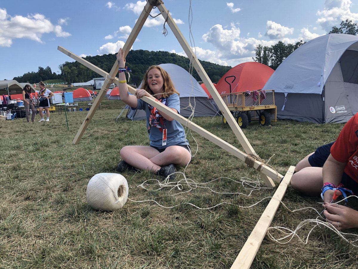 SurreyGryffins's tweet photo. Day 5.
Site decorating today as well as a full day of activities. Some of us met up with some of the Surrey IST and others got stuck on the big zip.  It was also the start of the model UN which some of us took part in! #uk24wsj https://t.co/aijWNdOEvt