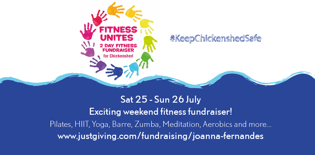Join us this weekend for Joanna's exciting 2-day virtual fitness and wellbeing event FITNESS UNITES on 25 &amp; 26 July in aid of Chickenshed! 🧘🏼‍♀️

With a whole host of instructors taking part, join us for one of the sessions and help #KeepChickenshedSafe
justgiving.com/fundraising/jo…