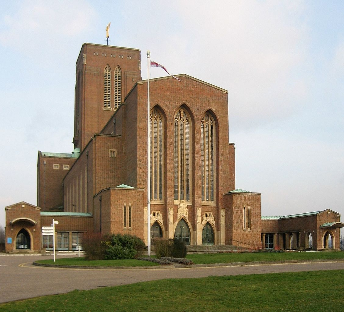 Round 1, Bracket E: Guildford Cathedral VS English Martyrs, WallaseyGuildford Cathedral (1961):