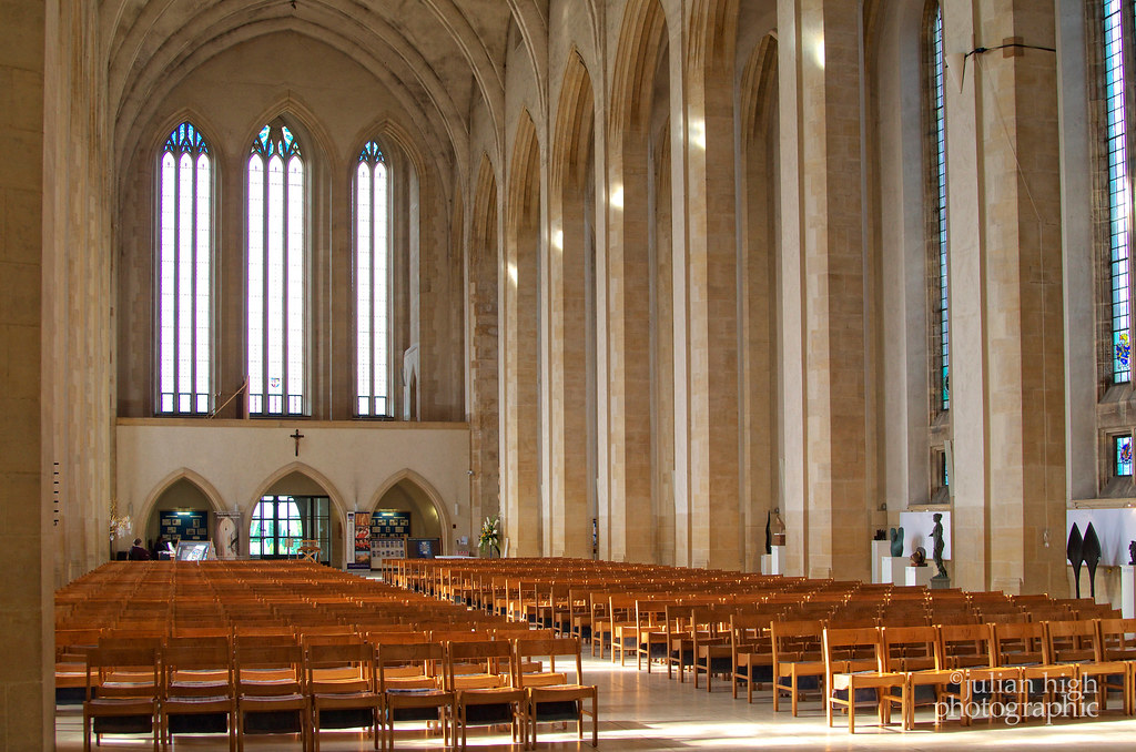 Round 1, Bracket E: Guildford Cathedral VS English Martyrs, WallaseyGuildford Cathedral (1961):