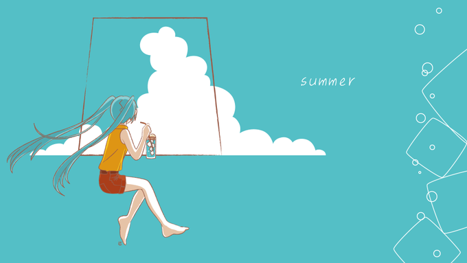 しゅわしゅわのなつ
#初音ミク 