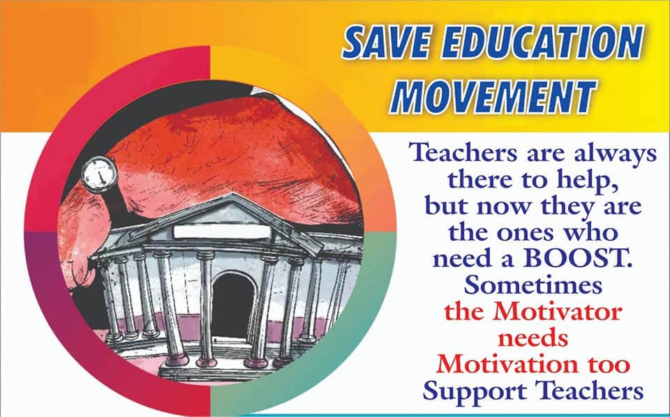 ShaliniAnthony6's tweet photo. #SupportEducationToSustain 
#AvoidNPAHelpEducation 
#TeachersHaveFamiliesToo 
@narendramodi @PMOIndia 
@HRDMinistry @RBI @nsitharamanoffc @FinMinIndia
@ShaktikantaRBI @SubramanianKri 
@ChouhanShivraj @PIB_India @ANI 
@EconomicTimes @DainikBhaskar @ndtv @JansamparkMP https://t.co/OSHOyJ50Fp
