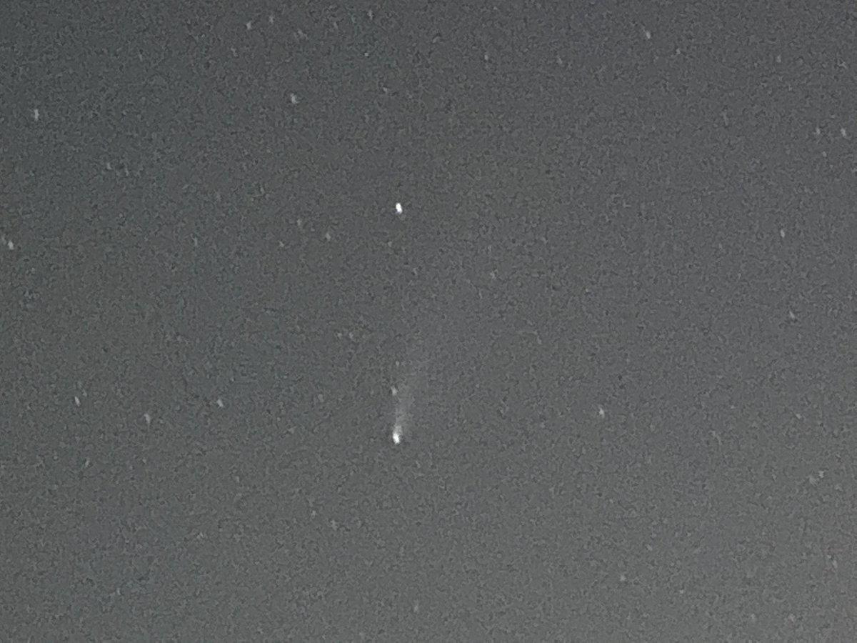 chandank's tweet photo. Spotted Neowise comet ☄️ https://t.co/mOXGbsJgcz