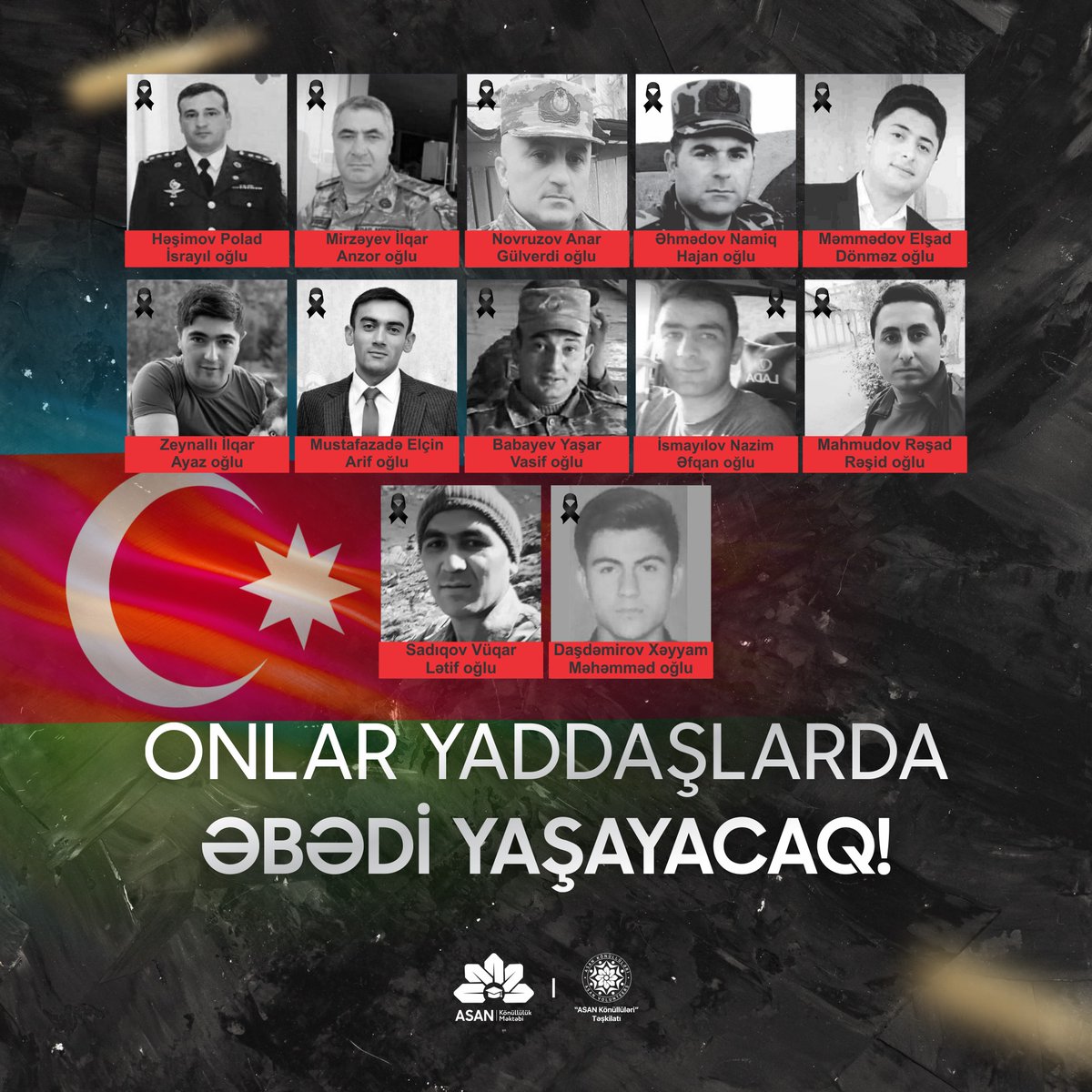 Şəhidlərimizə Allah rəhmət eləsin!

#Azerbaijan #StopArmenianAggression #Karabakh #Tovuz #Qarabağ #armenianagression #justiceforazerbaijan #ŞanlıOrdu #AzərbaycanƏsgəri