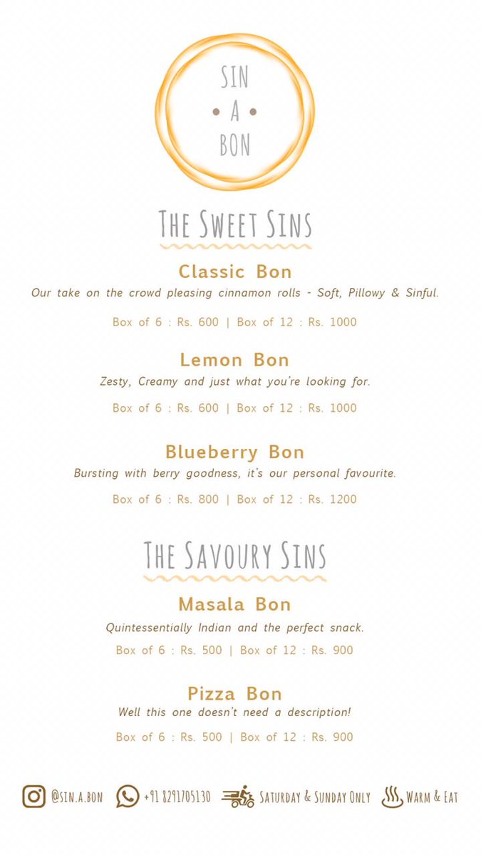 TIL people make bons! Check sin.a.bon on insta. She does sweet and savoury versions.Recco from  @deepathough: pizza, salted caramel and cinnamon.