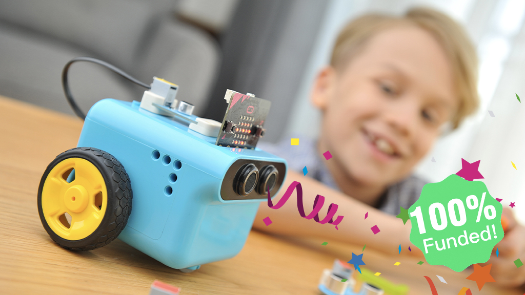elecfreaks's tweet photo. We have reached 100% of our goal!! Come get your TPBot with exclusive discount!! #programming #childrenprogramming #toycar #madecode #programmable #microbit #children #kickstarter #crowdfunding
Now on Kickstarter
https://t.co/LAUKA3keIr https://t.co/PvtXqKBJnH