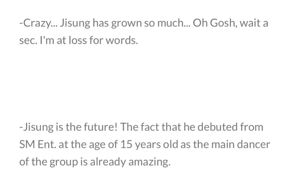 this thread was inspired a particular pann post in which Idol-trainer-turned-youtuber named 3 male idols he thinks could be the future of kpop's next generation& jisung was one of them. park jisung is indeed the future of kpop