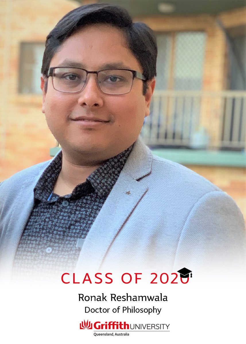 Griffith University, Graduating batch of 2020!! #PhDone #phdchat #phdlife