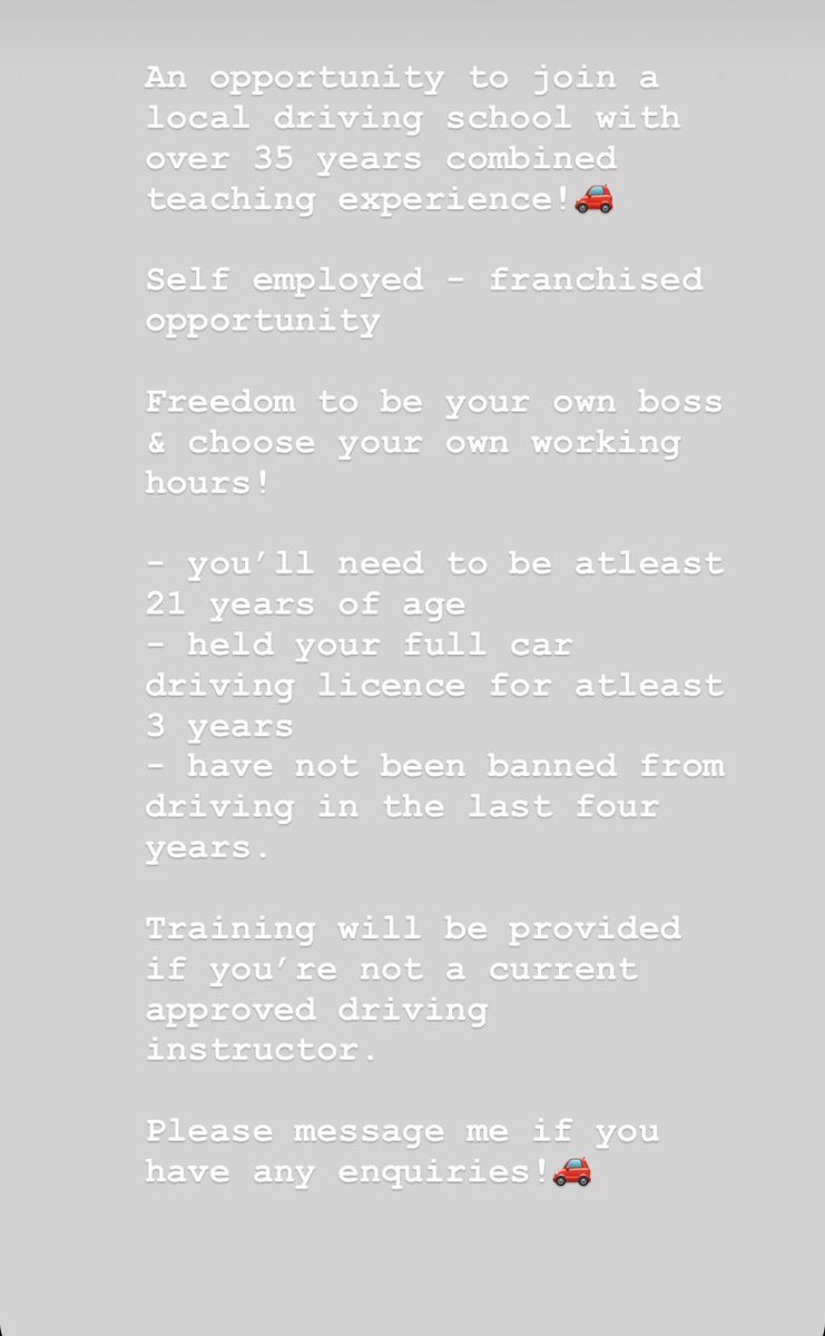leanicolex's tweet photo. Job opportunity 😁 https://t.co/7GNe6R9KtH