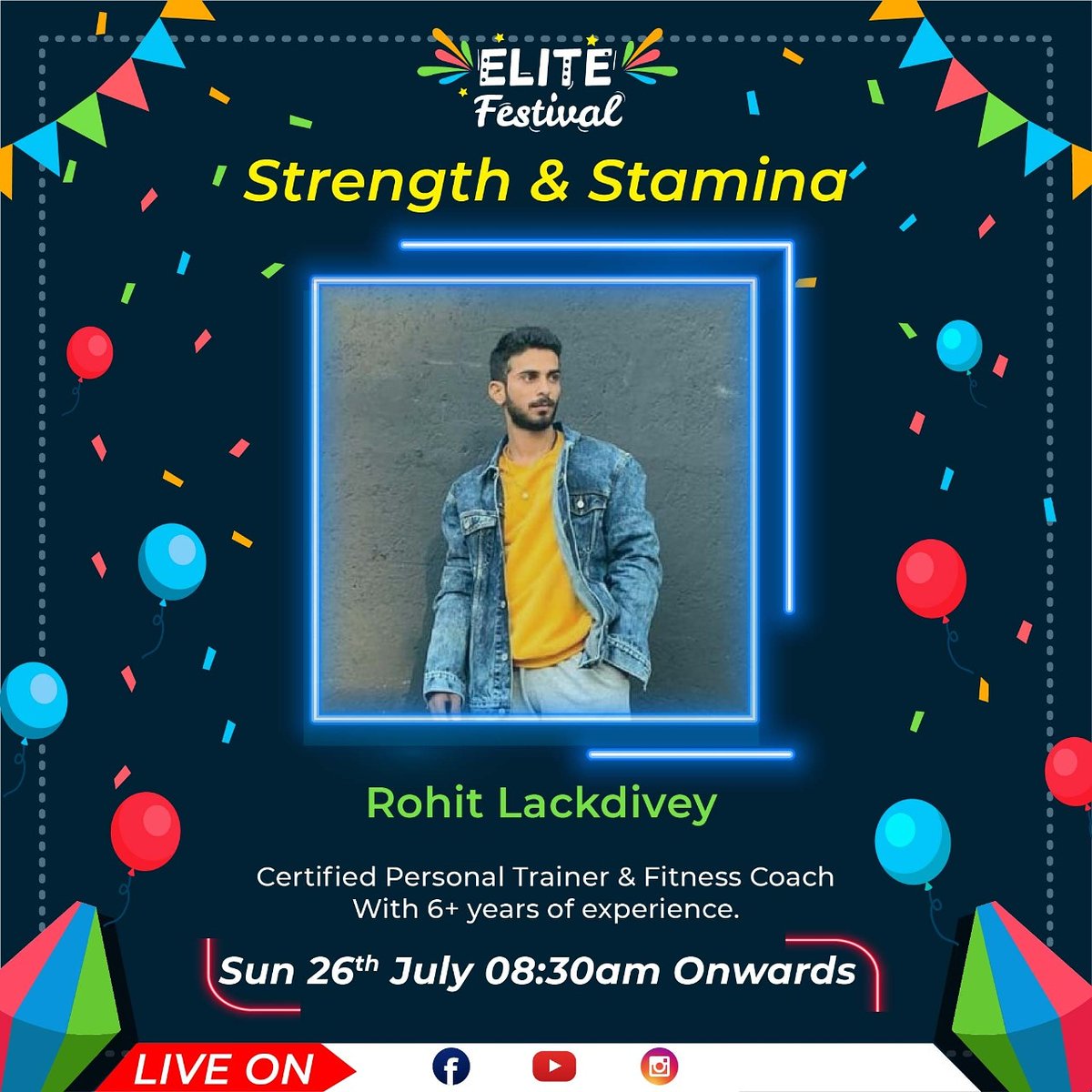 TheEliteClubFam's tweet photo. “If you think lifting is dangerous, try being weak. Being weak is dangerous.”

— Bret Contreras, sports scientist

Join us Sunday morning, from 8.30 am onwards for a session on strength and stamina with @therohitlackdivey
.
.
.
.
.

#thefinalweekend 
#acupuncture
#fourthweekend https://t.co/jJY2aemWi4