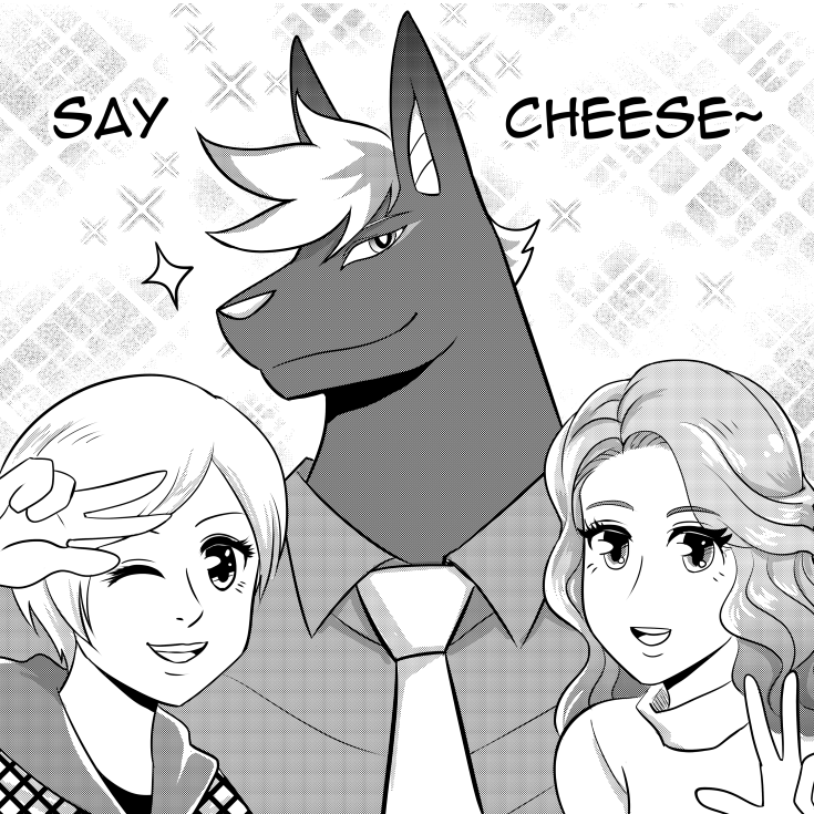 B_LEON_Comic's tweet photo. Anyone want to take a selfie with Anubis? https://t.co/Ao0Bhrefa4