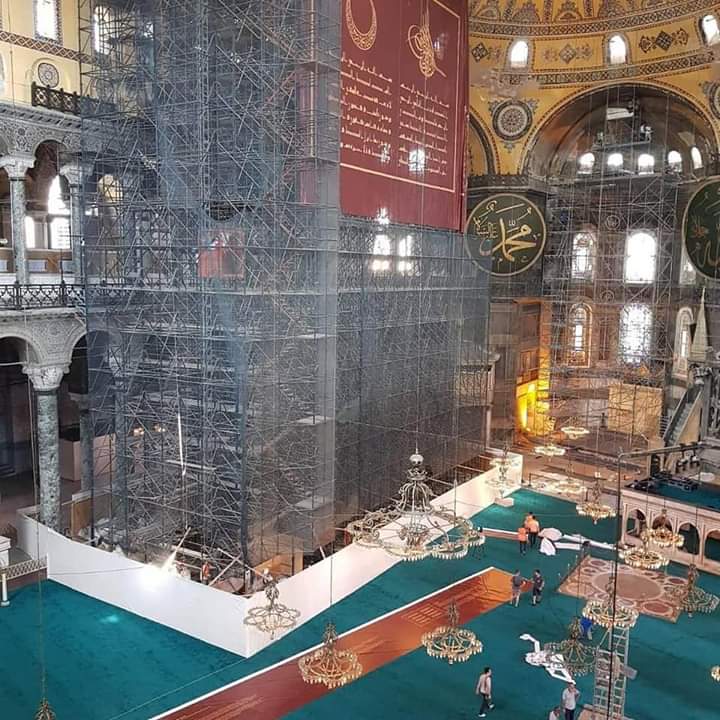 imtiyazuk's tweet photo. Congratulations all muslims for first juma namaz in #HagiaSophia. May allah help all muslim around the world. Keep remember in dua. Alhamdulillah, MashaAllah,SubhanAllah. https://t.co/3QlljL6pQi
