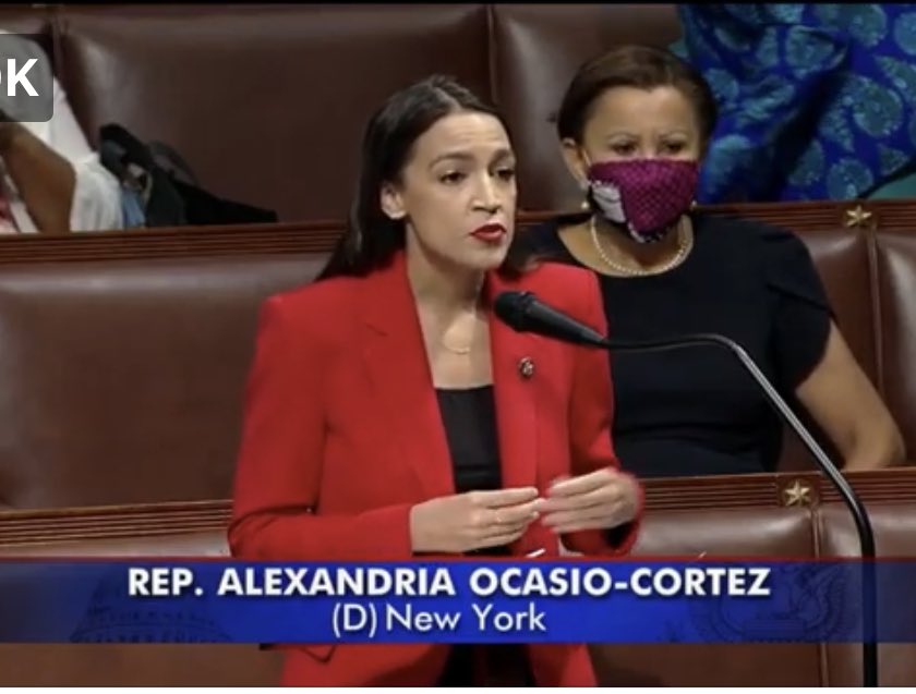 orecule's tweet photo. @RepTedYoho @SecPompeo Owned by @AOC. Women across America unite on her takedown of you. I hope your wife and daughter are happy with all the embarrassment and shame you brought them. #YohoNeedsToGo https://t.co/PMIbsbKvzt