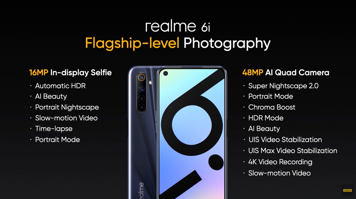 Gautam_Thapar's tweet image. Realme 6i...

#realme6i #PowerfulPerformanceProDisplay
