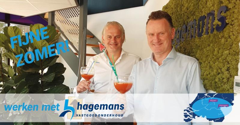 Hagemans wenst iedereen een fijne zomer, geniet ervan!
