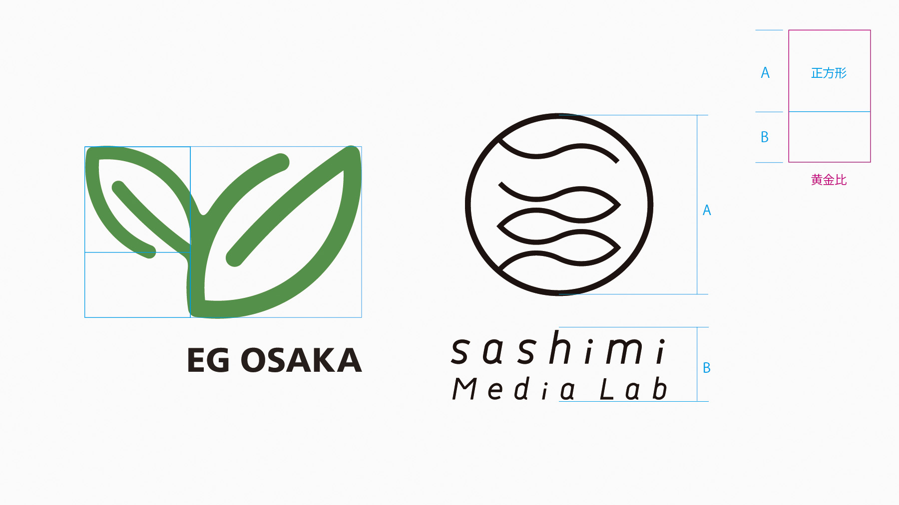 さとうコージィ Cosydesign Inc Eg Osakaのロゴ 黄金比のグリッドを追加修正しました 左の葉っぱの比率のところ T Co Qjhwducvwn Twitter