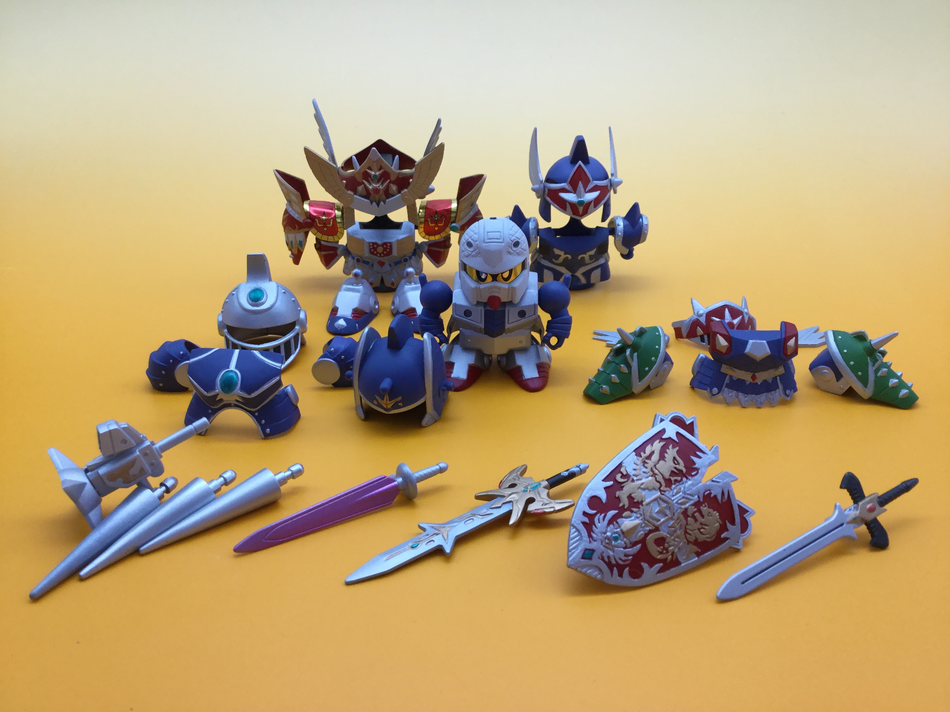 ぬこまみれ キングガンダム 世 完成しました 手塗りがとても楽しかったです ４形態を再現 Sdガンダム キングガンダム２世 水色の盾 T Co Asgzhrgjxp Twitter