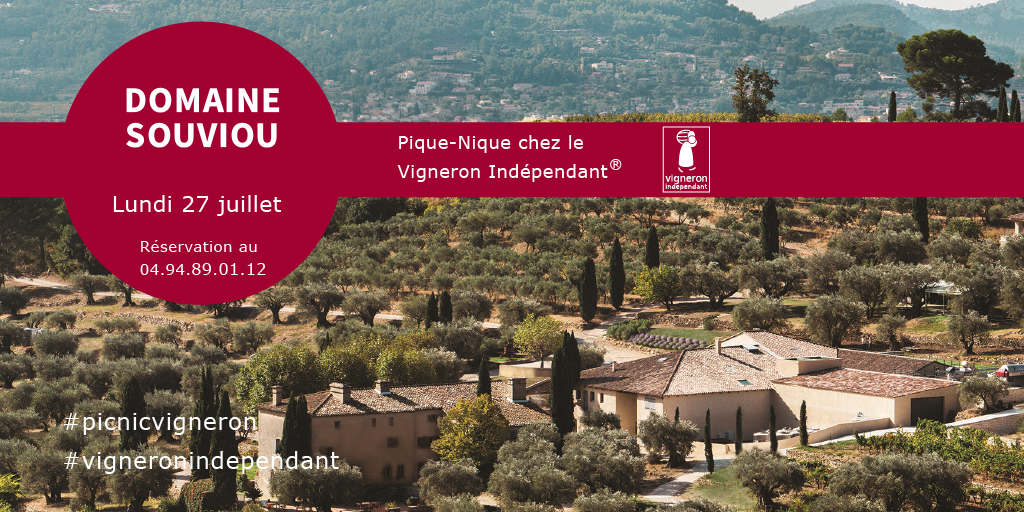 vigneronspaca's tweet image. PIQUE-NIQUE DES VIGNERONS INDEPENDANTS®
&amp;gt;&amp;gt; DOMAINE SOUVIOU LE BEAUSSET Lundi 27 juillet de 10h à 18h 
facebook.com/DomaineSouviou
#picnicvigneron #frenchwine #vigneronindependant #visitprovence #myprovence #var #IDsortie #LeteChezMonVigneron #tourismechezlevigneronindependant