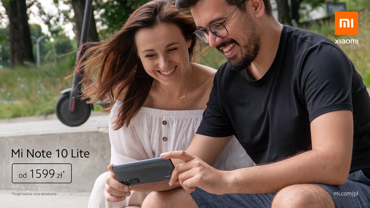 XiaomiPL's tweet photo. Mi Note 10 Lite z zakrzywionym 3D wyświetlaczem AMOLED 6,47" to przenośne centrum rozrywki, na którym obejrzysz filmy nawet przy dużym nasłonecznieniu ☀️
#MiNote10Lite to idealny wybór na tegoroczne wakacje 🏖️
#EpicCameraEpicDisplay https://t.co/uvNih3BRhj