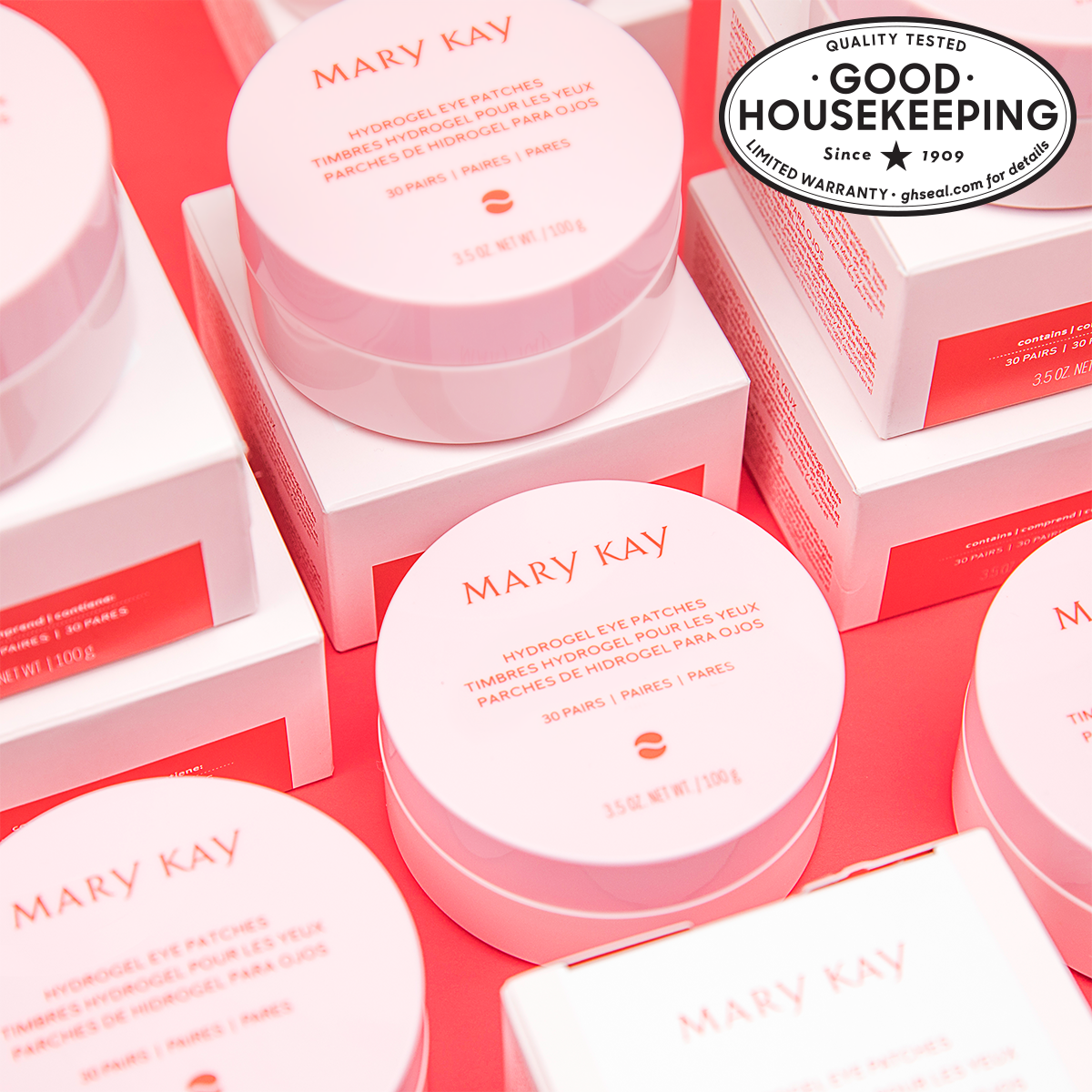 MaryKay's tweet photo. Celebrate #InternationalSelfCareDay with the #MaryKay Hydrogel Eye Patches. They recently received a @GoodHouseMag Seal, which ensures safety and quality claims. 👏 https://t.co/VDjmuDVBOX https://t.co/LYQYHGWM6Z