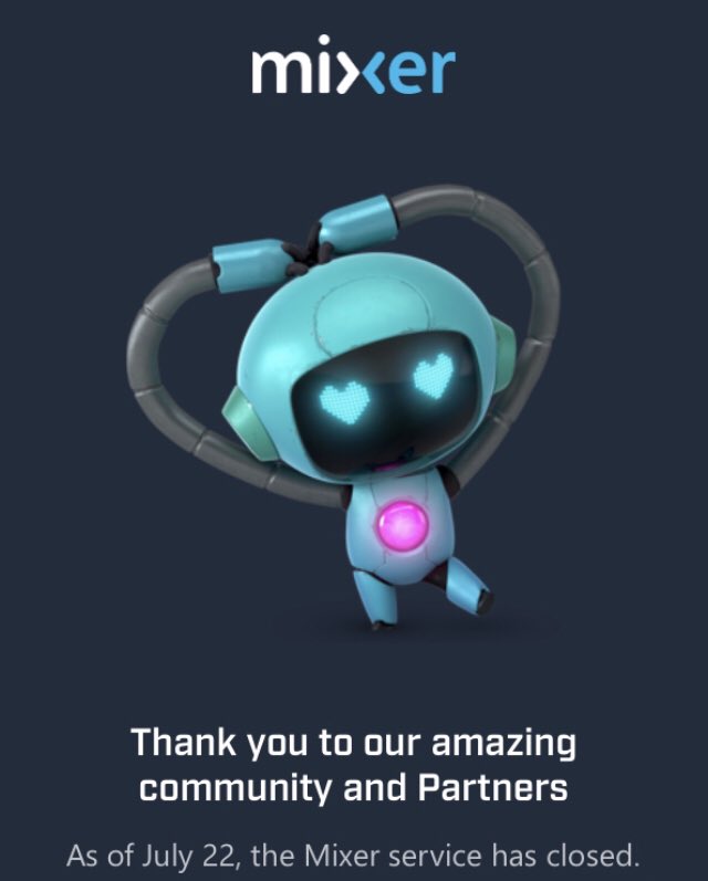 This is where we show strength, love and support! 
Can’t wait to see everyone rise above this! ♥️
Bye <a href="/WatchMixer/">Mixer</a> ✌️